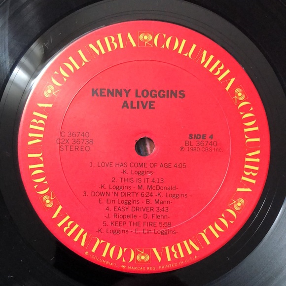 Kenny Loggins Alive Double Vinyl Lp Set '80 - Picture 2 of 12